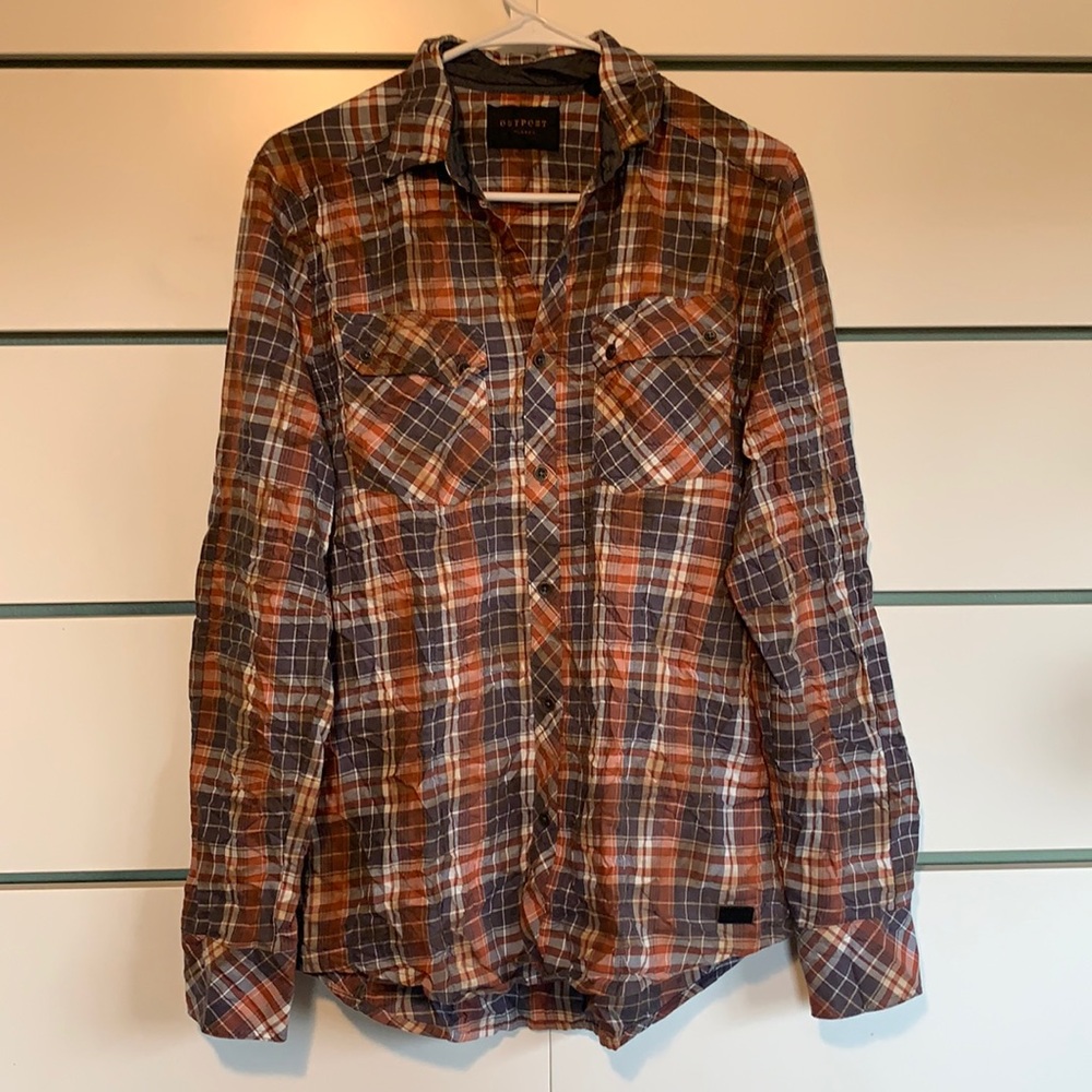 Outpost long sleeve button-up shirt